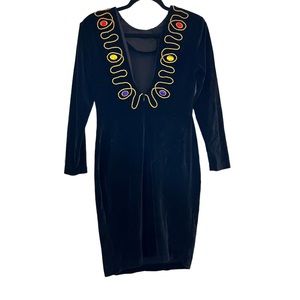 Alex Evenings Vintage 1980-1990's Cocktail Dress Velvet Women's Size 10
